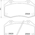 Jeu de 4 plaquettes de frein BREMBO P 59 094