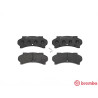 Jeu de 4 plaquettes de frein BREMBO P 61 011