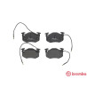 Jeu de 4 plaquettes de frein BREMBO P 61 029