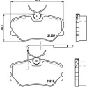 Jeu de 4 plaquettes de frein BREMBO P 61 035