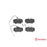 Jeu de 4 plaquettes de frein BREMBO P 61 035