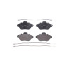Jeu de 4 plaquettes de frein BREMBO P 61 036