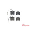 Jeu de 4 plaquettes de frein BREMBO P 61 038