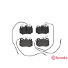 Jeu de 4 plaquettes de frein BREMBO P 61 041