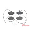 Jeu de 4 plaquettes de frein BREMBO P 61 043