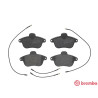 Jeu de 4 plaquettes de frein BREMBO P 61 048