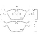 Jeu de 4 plaquettes de frein BREMBO P 61 049