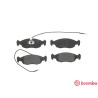Jeu de 4 plaquettes de frein BREMBO P 61 054