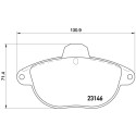 Jeu de 4 plaquettes de frein BREMBO P 61 055