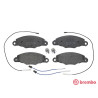 Jeu de 4 plaquettes de frein BREMBO P 61 061
