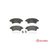 Jeu de 4 plaquettes de frein BREMBO P 61 067