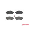 Jeu de 4 plaquettes de frein BREMBO P 61 075