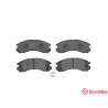 Jeu de 4 plaquettes de frein BREMBO P 61 089