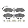 Jeu de 4 plaquettes de frein BREMBO P 61 093