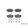 Jeu de 4 plaquettes de frein BREMBO P 61 095