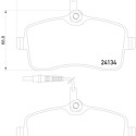 Jeu de 4 plaquettes de frein BREMBO P 61 109