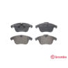 Jeu de 4 plaquettes de frein BREMBO P 61 117