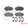 Jeu de 4 plaquettes de frein BREMBO P 61 119