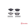 Jeu de 4 plaquettes de frein BREMBO P 61 124