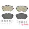 Jeu de 4 plaquettes de frein BREMBO P 61 128