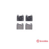 Jeu de 4 plaquettes de frein BREMBO P 65 001