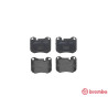 Jeu de 4 plaquettes de frein BREMBO P 65 002