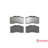 Jeu de 4 plaquettes de frein BREMBO P 65 006