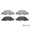 Jeu de 4 plaquettes de frein BREMBO P 65 018