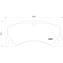 Jeu de 4 plaquettes de frein BREMBO P 65 021