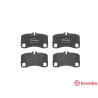 Jeu de 4 plaquettes de frein BREMBO P 65 022