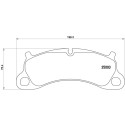 Jeu de 4 plaquettes de frein BREMBO P 65 025
