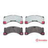 Jeu de 4 plaquettes de frein BREMBO P 65 026