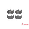 Jeu de 4 plaquettes de frein BREMBO P 65 028