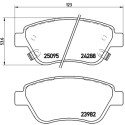 Jeu de 4 plaquettes de frein BREMBO P 66 001