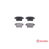 Jeu de 4 plaquettes de frein BREMBO P 66 002