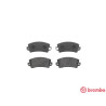 Jeu de 4 plaquettes de frein BREMBO P 68 004