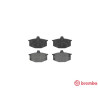 Jeu de 4 plaquettes de frein BREMBO P 68 005