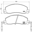 Jeu de 4 plaquettes de frein BREMBO P 68 006