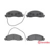 Jeu de 4 plaquettes de frein BREMBO P 68 006