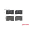Jeu de 4 plaquettes de frein BREMBO P 68 012