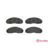 Jeu de 4 plaquettes de frein BREMBO P 68 013