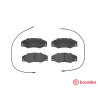 Jeu de 4 plaquettes de frein BREMBO P 68 016