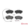 Jeu de 4 plaquettes de frein BREMBO P 68 023