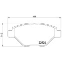 Jeu de 4 plaquettes de frein BREMBO P 68 031