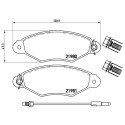 Jeu de 4 plaquettes de frein BREMBO P 68 042