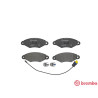 Jeu de 4 plaquettes de frein BREMBO P 68 042