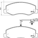 Jeu de 4 plaquettes de frein BREMBO P 68 061