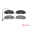 Jeu de 4 plaquettes de frein BREMBO P 68 061