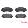 Jeu de 4 plaquettes de frein BREMBO P 68 067