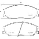 Jeu de 4 plaquettes de frein BREMBO P 77 002